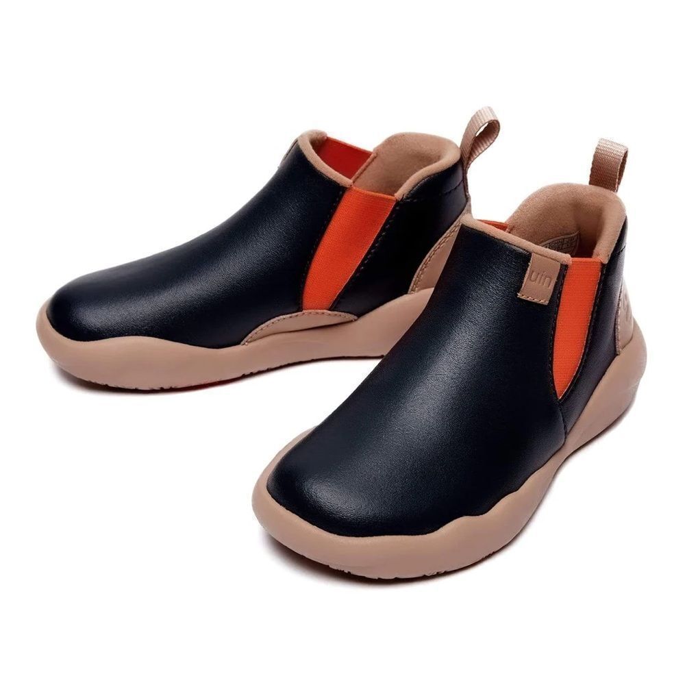 UIN Kid's Walking Shoes Comfort Boy Girl Toledo (Dark Slate Gray Granada)No Box